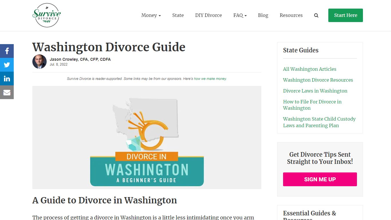 The Ultimate Guide to Getting Divorced in Washington - Survive Divorce